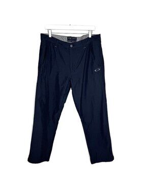 Oakley Men's Black Straight Leg Nylon Hiking Pants Outdoor Wear, Size 36x32